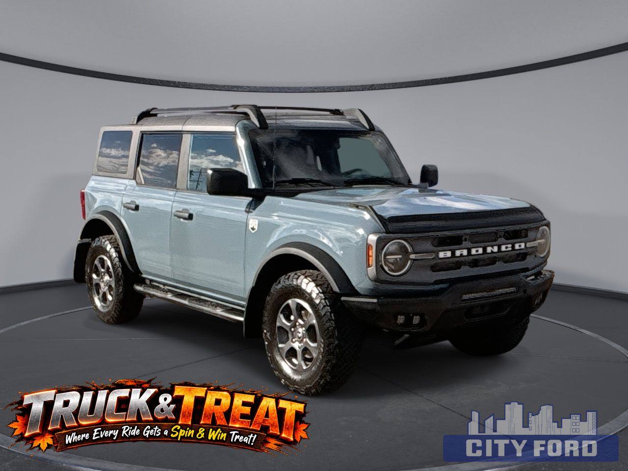 Blue 2021 Ford Bronco SUV / Crossover Four-Wheel Drive 7-Speed Manual