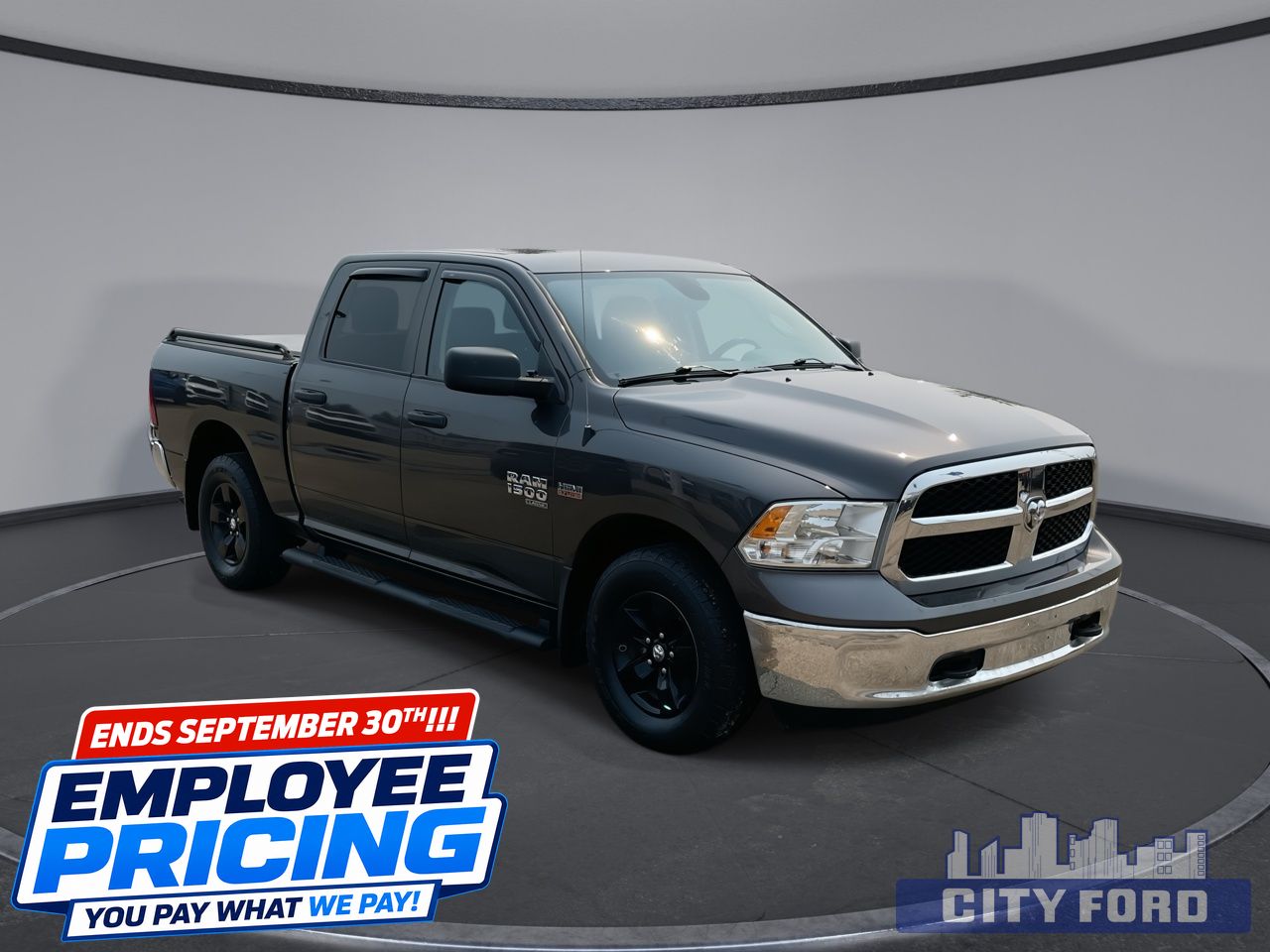 Gray 2023 RAM 1500 Pickup Truck 8-Speed Automatic