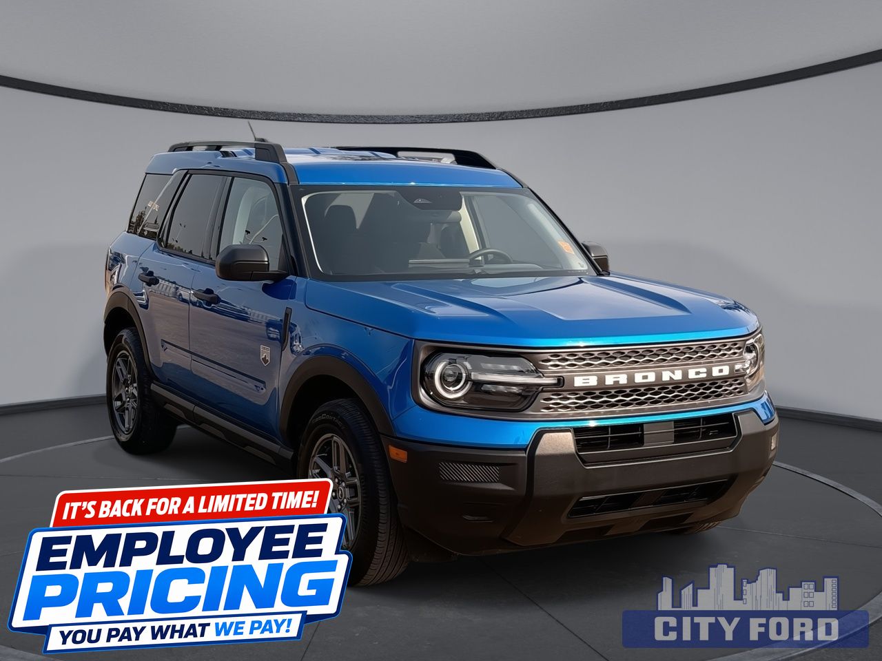 Blue 2025 Ford Bronco Sport SUV / Crossover All-Wheel Drive 8-Speed Automatic