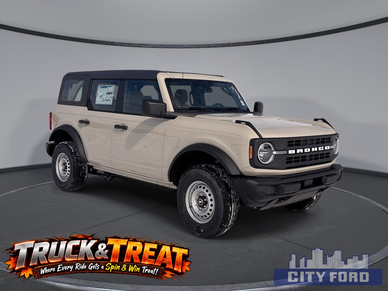 DESERT SAND 2026 Ford Bronco SUV / Crossover Four-Wheel Drive 7-Speed Manual