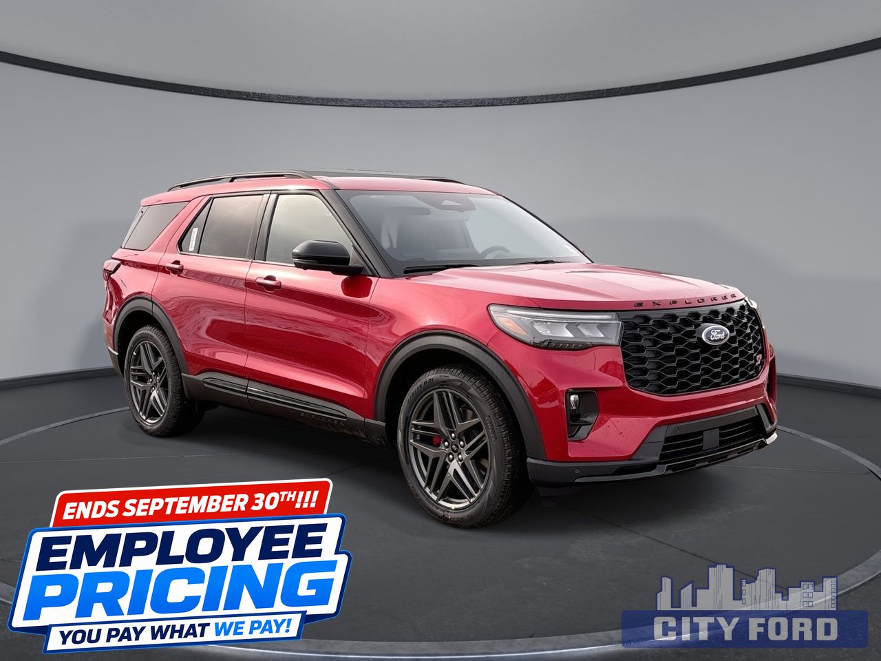 RAPID RED 2026 Ford Explorer SUV / Crossover All-Wheel Drive Automatic