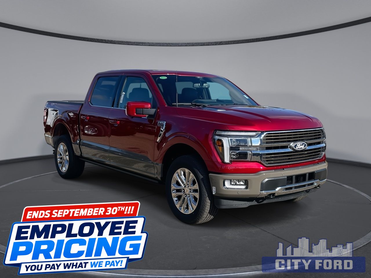 RUBY RED 2026 Ford F-150 Pickup Truck Four-Wheel Drive Automatic
